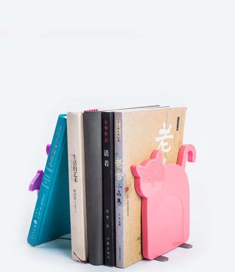 Простой заводской простой книжный станок с милым рисунком животных, Офисная специальная Студенческая специальная книжная полка для файлов