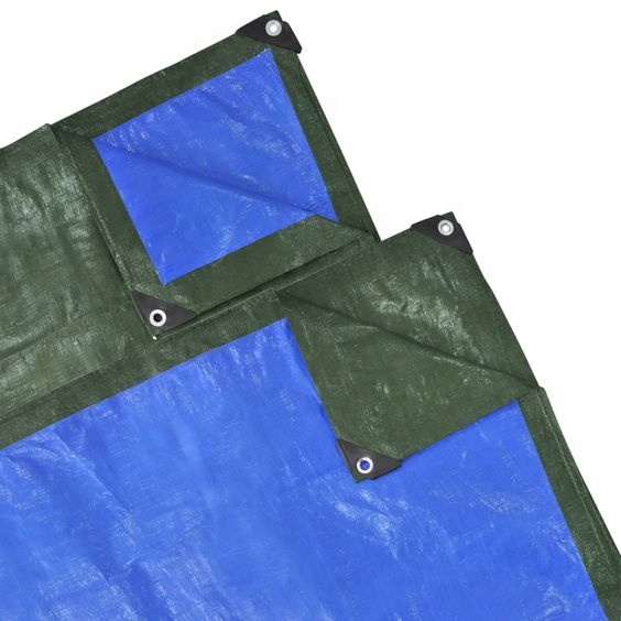 Китай pe брезент завод синий 200 gsm Пластиковый Брезент