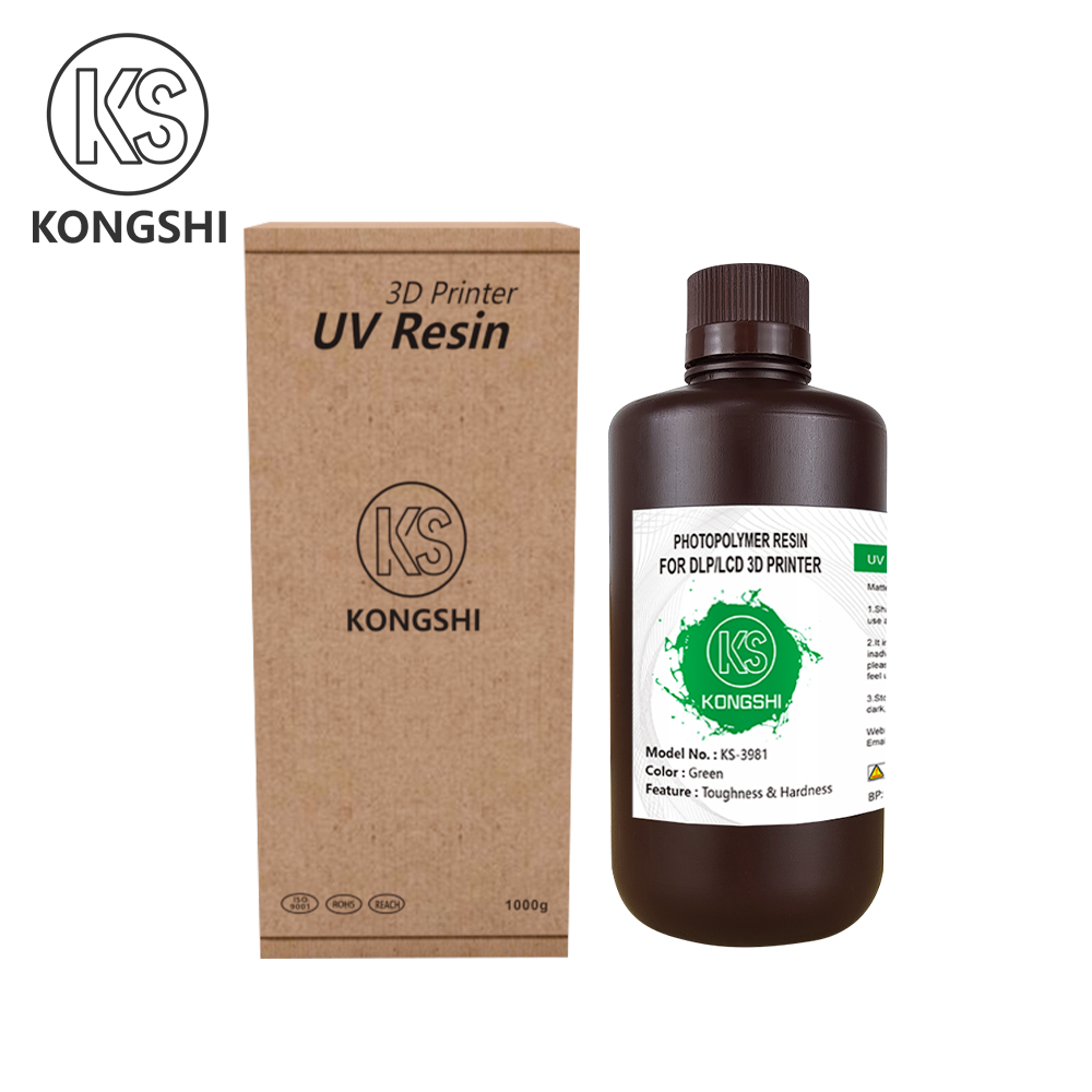 3D LCD Cast Resin 1kg High Printing Accuracy UV-Curing Resin 405nm Photopolymer Resin for LCD Printer