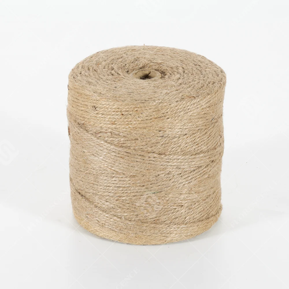 100% Natural Jute String Brown Color Jute Twine Thick String Shank Craft Packing