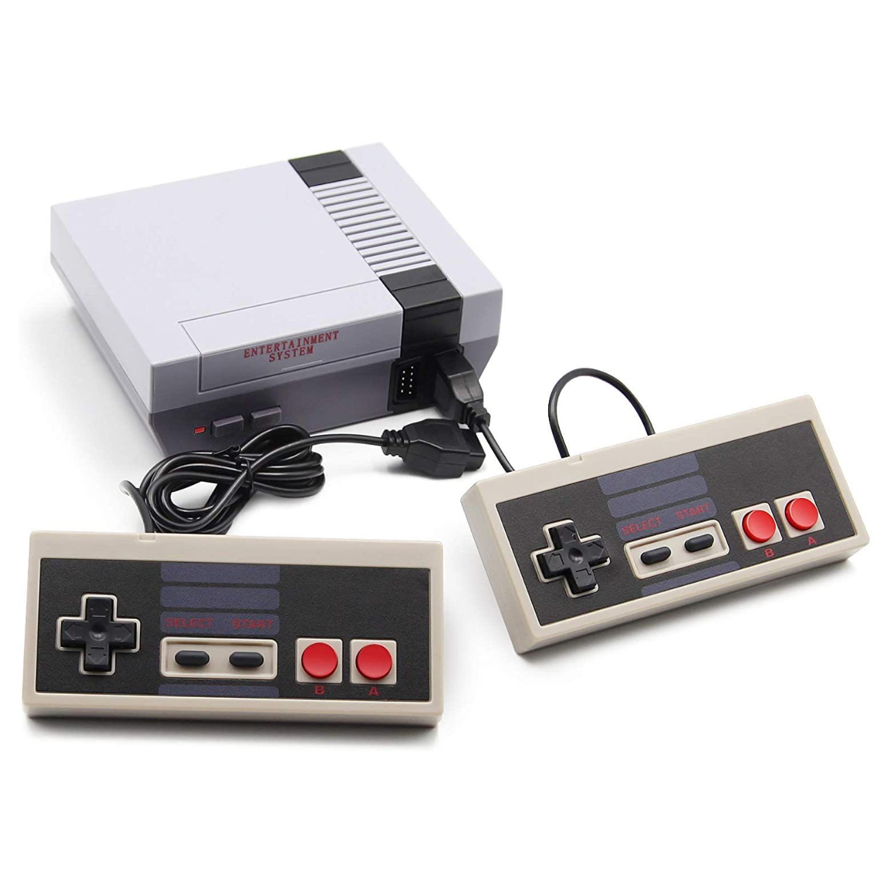 Classic Retro Game Console,Video Game System Build-in 620 Classic Games, AV Output and 2 Classic Game Controllers