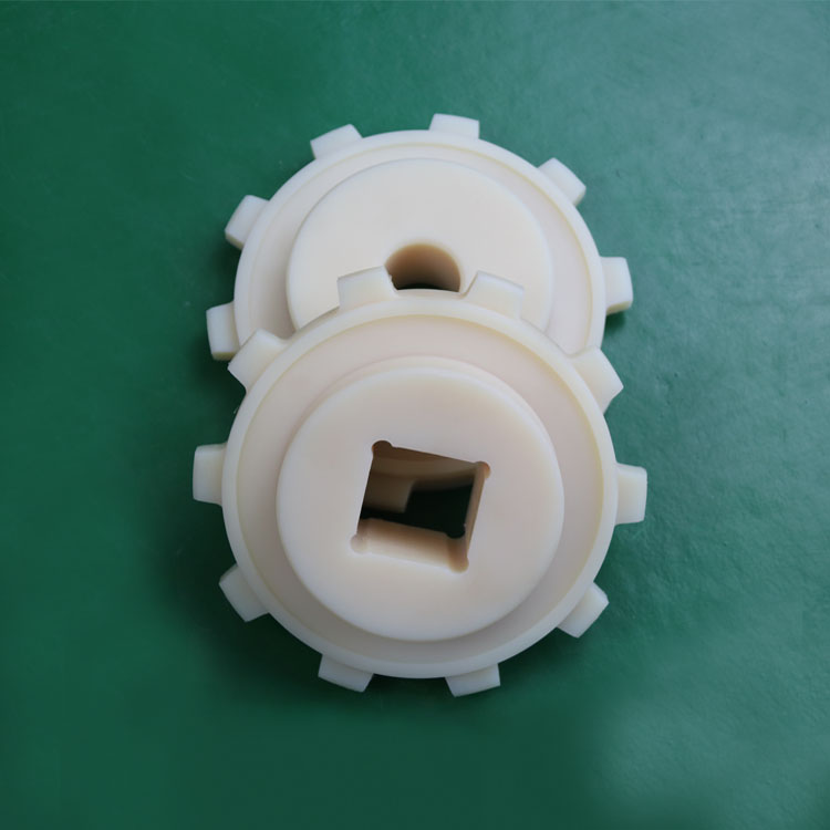 China Factory customized Injection Moulded plastic nylon MC PA66 pom chain sprocket wheel