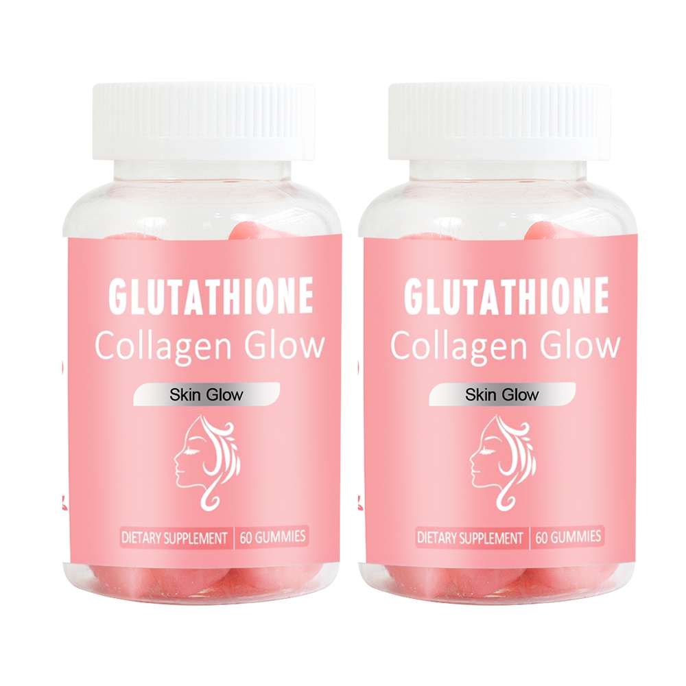 Chinaherbs glutathione plus skin whitening glowing product skin lightening collagen supplement private label glutathione gummies