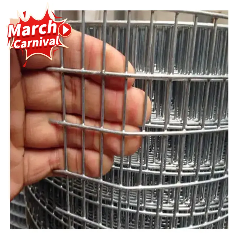 Factory wholesale price high quality 1x1 galvanized wire mesh welded/ 1x1wire mesh panel/welded wire mesh prices