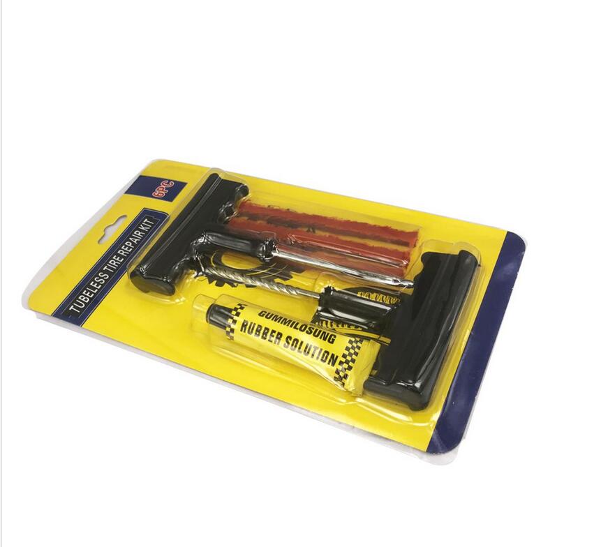 Auto Car Tire Repair Tool Kit Tubeless Tire Puncture Repair Kit Tire Puncture repair tools