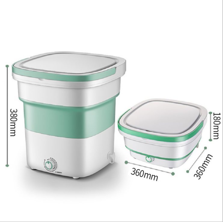 semi-automatic portable travel multi-function Mini folding washing machine