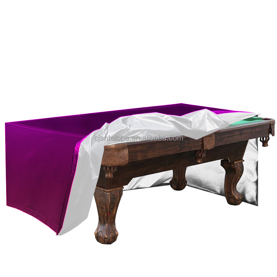Brown Heavy Leather Billiard Pool Table Cover Protective Cover Available In 3 Sizes
