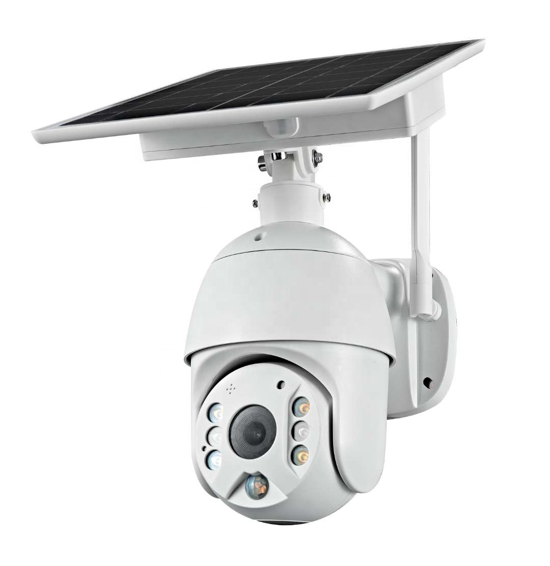 Wifi 2,5 дюймов 1080P Водонепроницаемая купольная камера PTZ солнечная батарея wifi камера