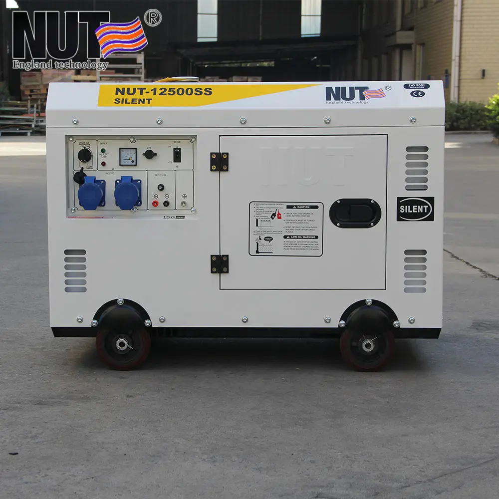 NUT 10kva 15kw 18.8kva silent type diesel generator set