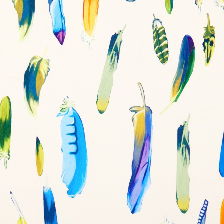NO MOQ Wholesale direct sales ladies swimwear printed cloth New 75D ice silk digital printed fabric