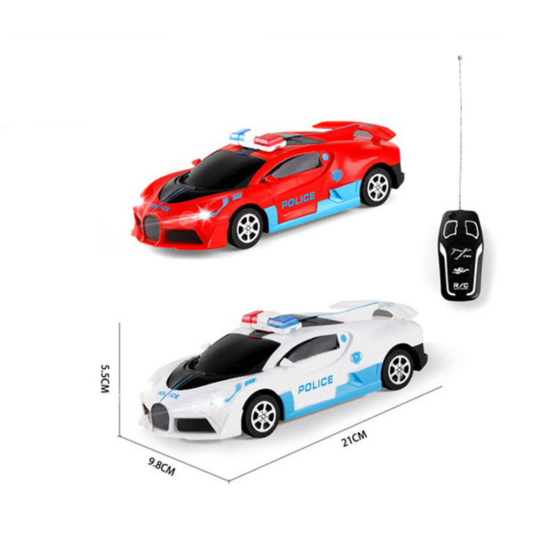EPT $1 Dollar Promotion Toys 1:20 2-Way Fashion Rc Police Car Remote Control Trucks Toys With Lights
