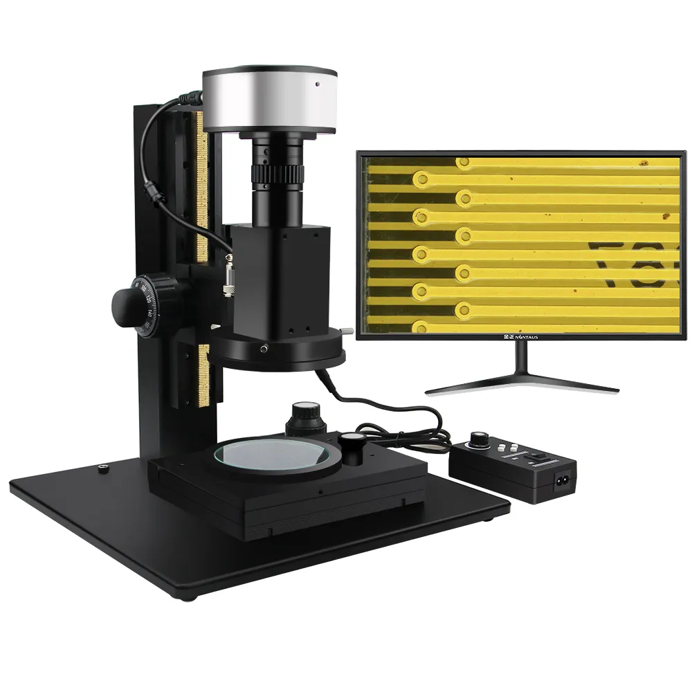 NEW product FM650AM 0.6-5.0X auto zoom smart measuring video microscope