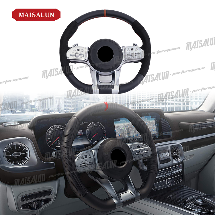 Сменные нарезки руля для Benz W204 W205 W206 W212 W222 W223 из углеродного волокна MP style