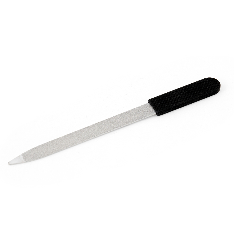 Professional Pedicure Manicure Metal Nail File with Silicone Handle