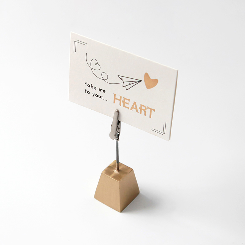MAXERY Place Card Holder, Table Number CardStand for Restaurants Memo Clip Holder for Weddings, Banquets and Restaurant