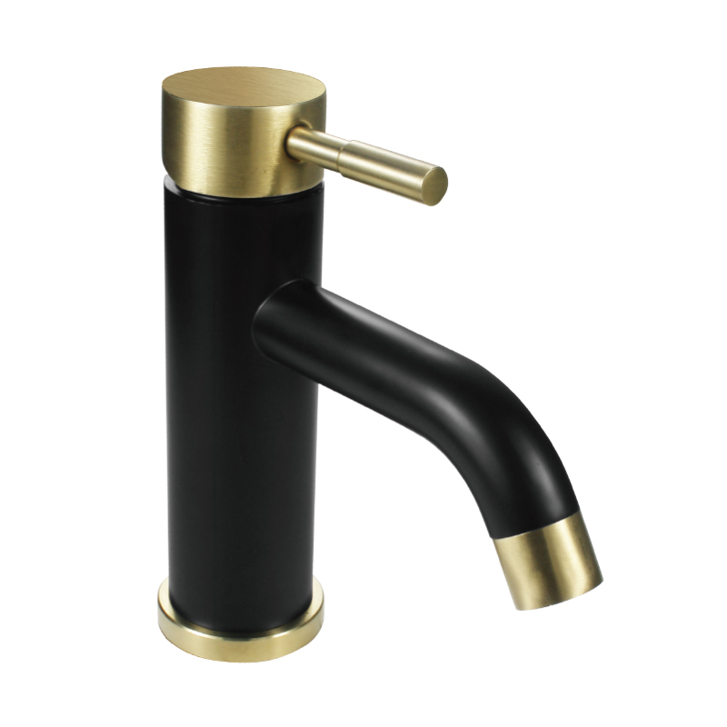 New Design Grifo De Agua Factory Supplier Grifos Banos Cold And Hot Grifo Dorado Con Negro