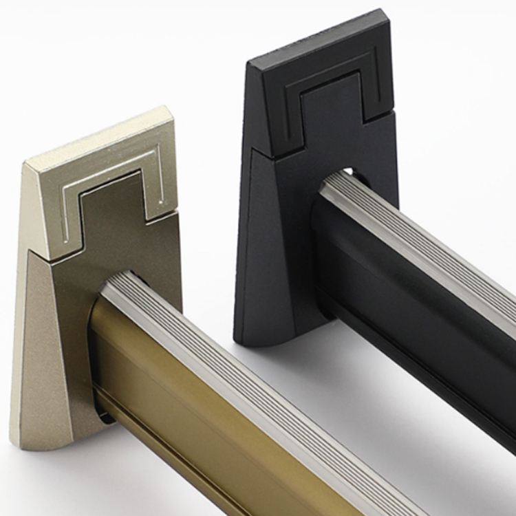 OEM ODM Aluminum Wardrobe Tube Rod With Support Hardware Furniture Accessories Furniture Accessories