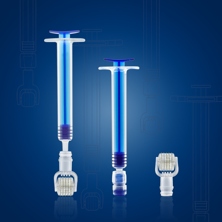 Новинка, мезотерапия Aqua Derma Roller в ампулах, шприц для мезотерапии, сыворотка-аппликатор для ухода за кожей