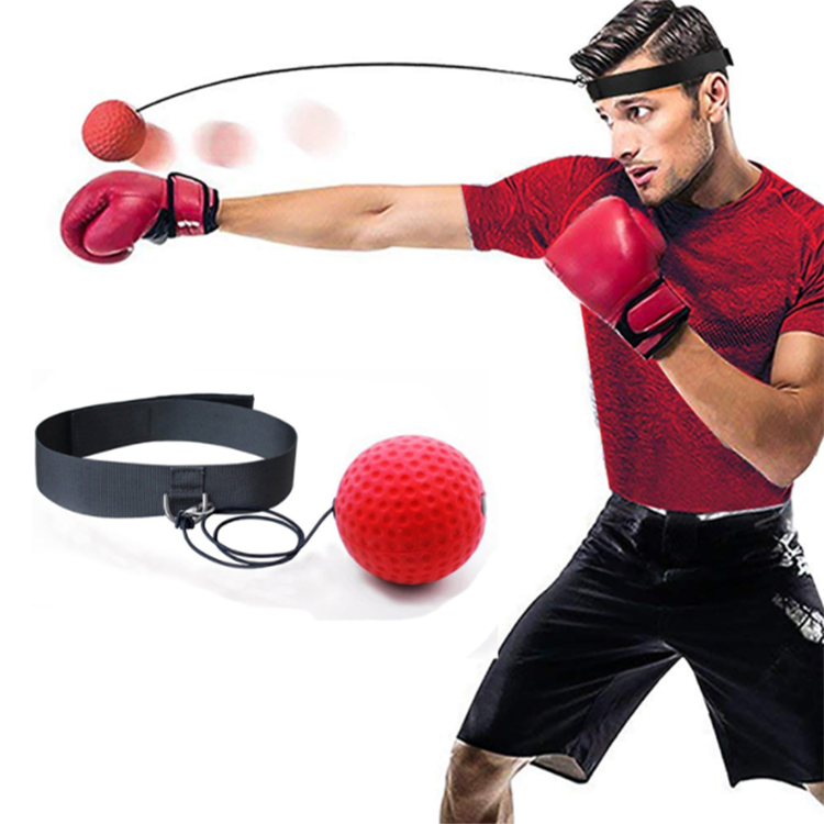 Boxing training fight ball head band boxing ball punch reaction speed reflex ball