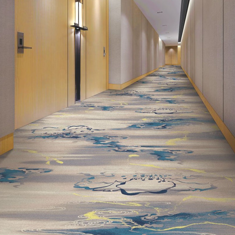 Haima Carpet Banquet Hall Decorations Loop printed Carpet Hotel Hallway Carpet