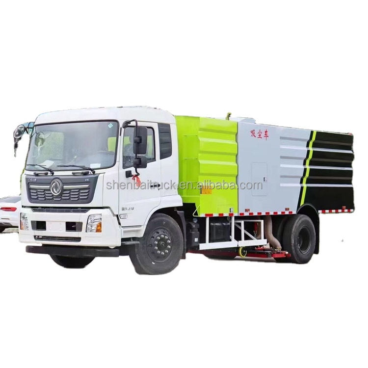 Электрический муниципальный уличный подметальный автомобиль Dongfeng, Вакуумная уборочная машина для уборки пыли