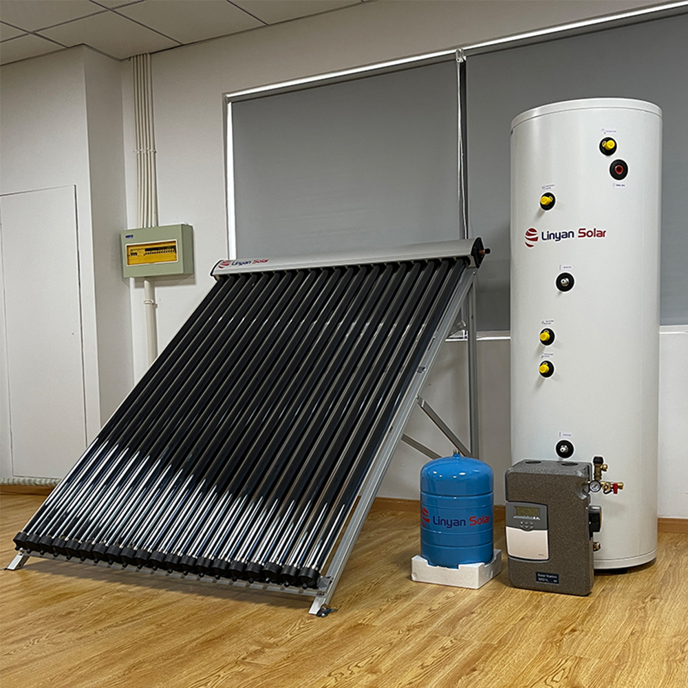 LINYAN Separated Pressurized aquecedor de gua solar geyser boiler split solar water heater hot water heating For Rv