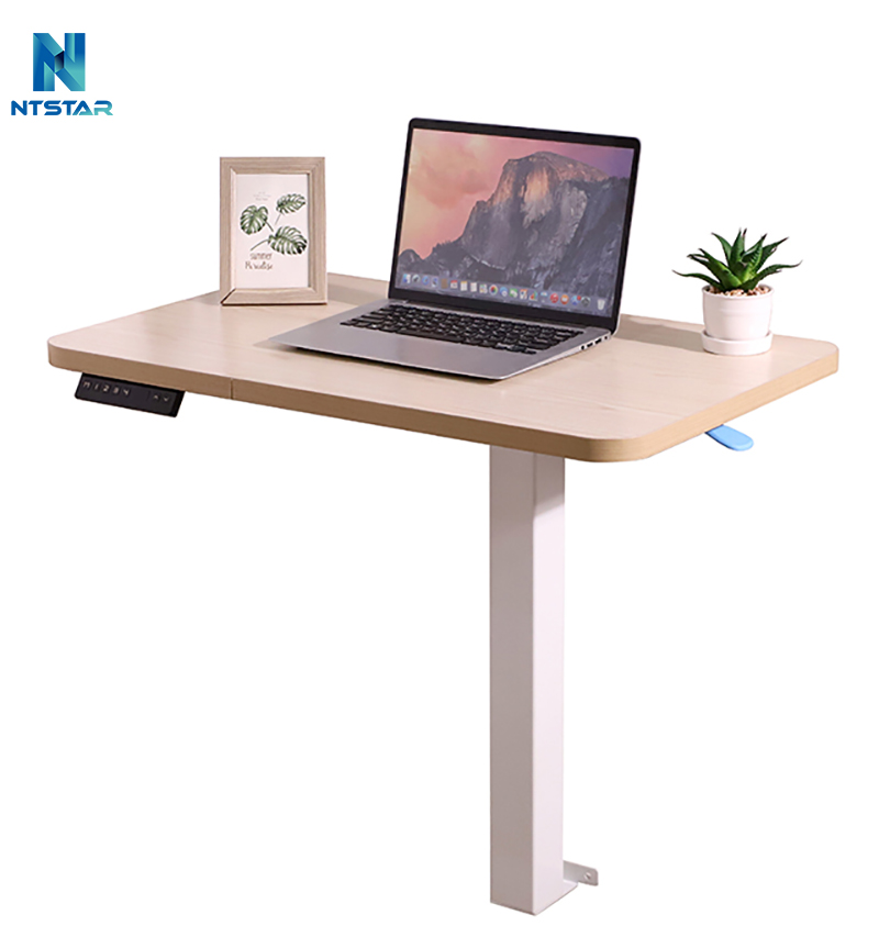 E5 smart space saving saver standing desk wall mounted height adjustable table working office electric sit to stand desk