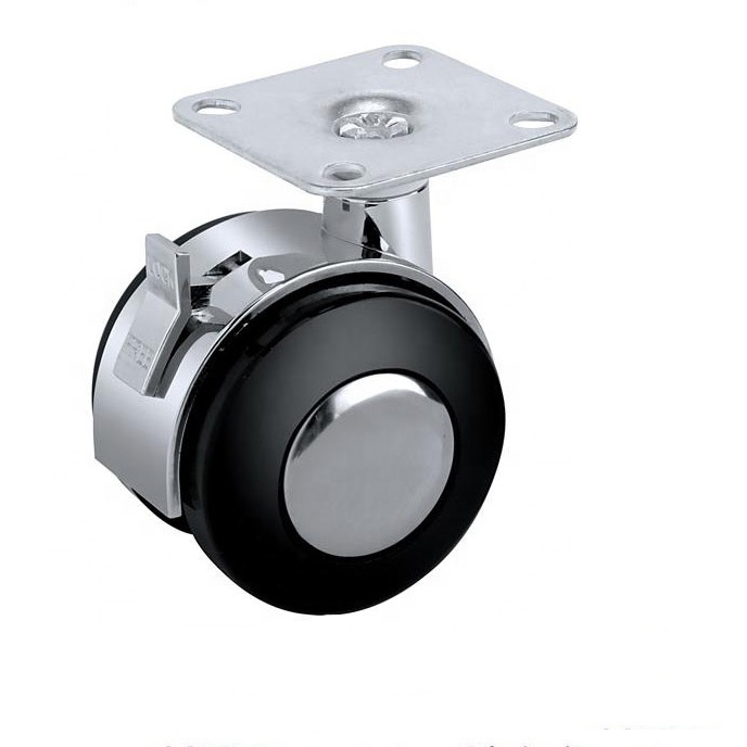 1.5''-2'' furniture heavy duty double wheels for sofa,chair