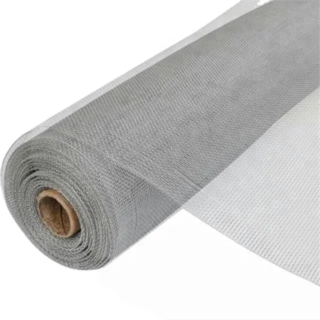 factory producing anti insect mosquito net aluminum window wire mesh fly window screen roll
