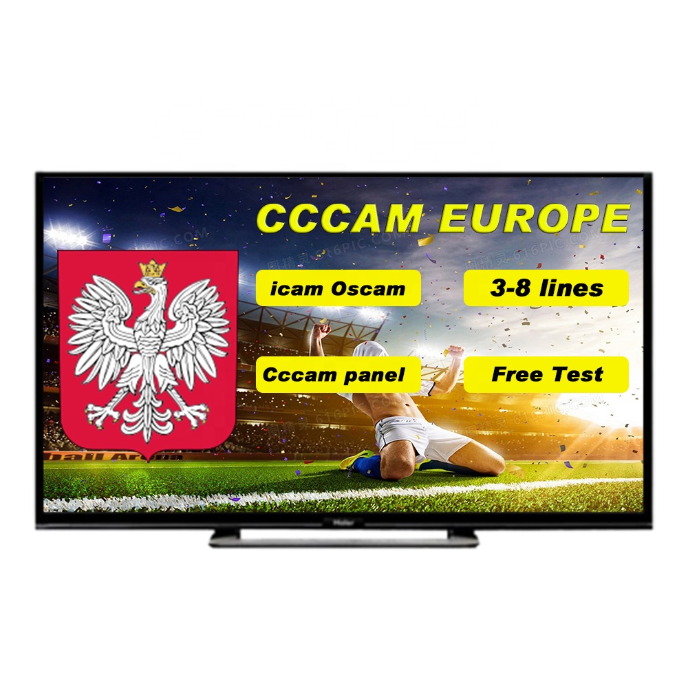 Лучший 8-линейный Cccam Poland Europe Gtmedia Dvb ТВ-приемник Oscam Germany Великобритания Испания Португалия Словакия Чешская Республика бесплатный тест