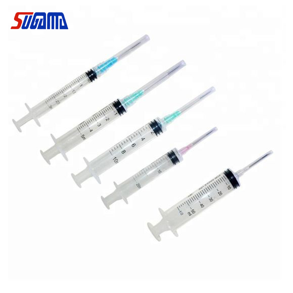CE approved disposable sterile syringe luer lock 1ml 5ml 10ml 20ml 60ml syringe needle