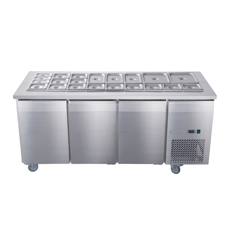 Furnotel 3 двери Fancooling салат-бар до станции/салат торговый холодильник