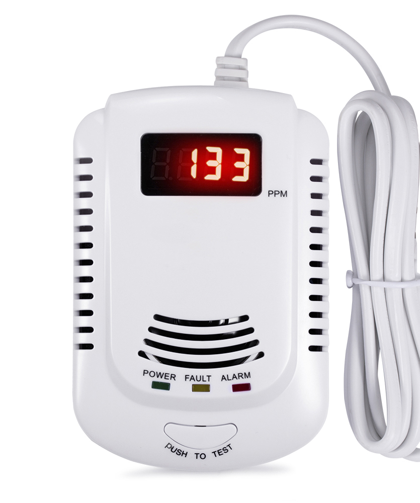 High Quality Domestic Gas Leakage Alarm Detector with LCD