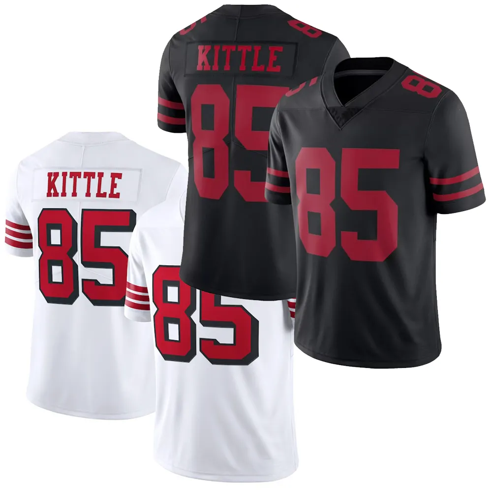 Custom #85 Kittle Nf Limited San Francisco American Football Jersey 49er Shirts Stitched Game Sports Uniform Wholesale
