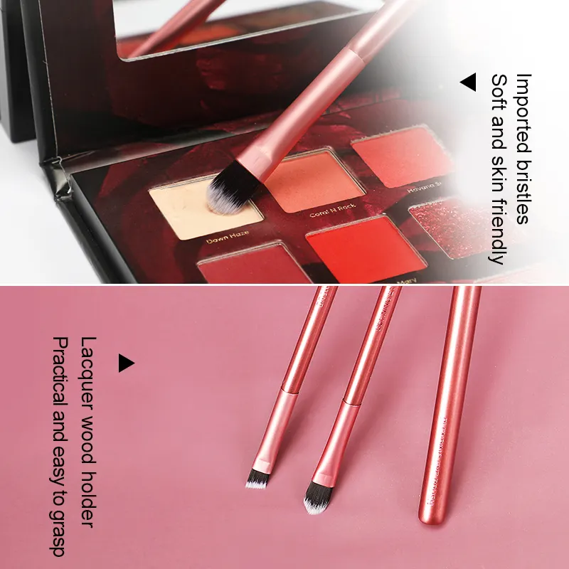 New Arrival Luxury Single Make Up Brushes Vegan New Pink Double End Eye Makeup Brush Eyeliner Brush Private Label