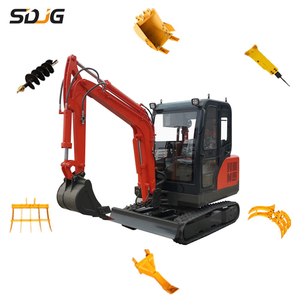 Mini Crawler Excavator With Good Running Condition Multifunctional Micro Mini Excavator With Rotary Arm Mini Diggers
