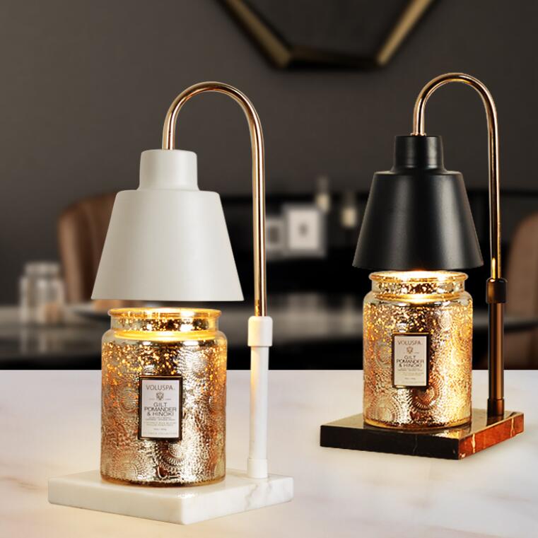 fashion electric lamp adjustable mable wax melts candle warmer 2021
