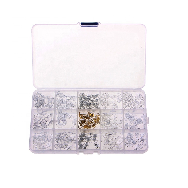 Practical Clear Glasses Nose Pads Transparent Silicone Nose Pads Set