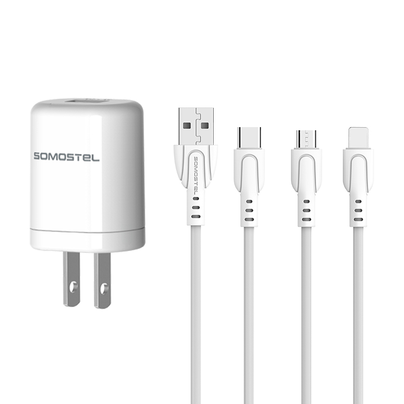 Somostel A56, оптовая продажа, универсальное быстрое зарядное устройство с Micro USB для Samsung, 5 В, 1,2 А, портативное быстрое настенное зарядное устройство для телефона