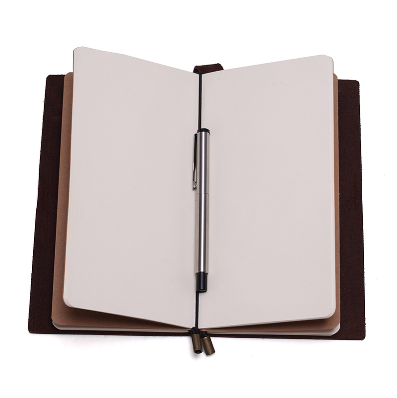Crazy Horse Leather Journal на заказ печатный журнал для продажи Экологичный блокнот ручной работы A5 записная книжка принадлежности для журналов