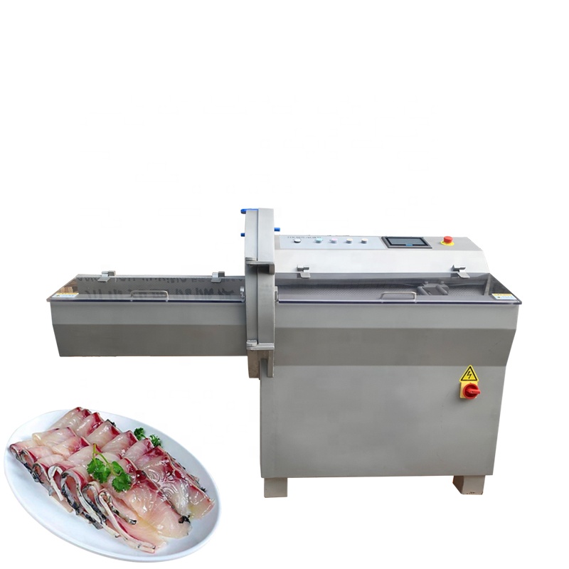 Automatic frozen meat slice slicer mutton beef roll cutter machine bacon slicing sausage cutting  machine