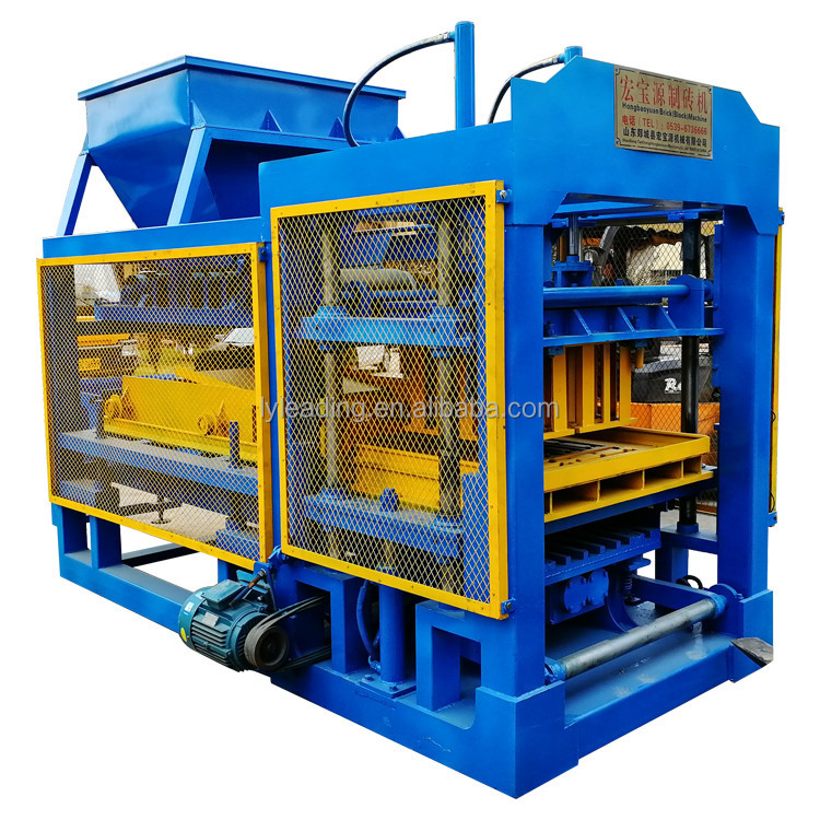 QTJ6-15 brick making machine machine of soil brick making construction bricks making machines
