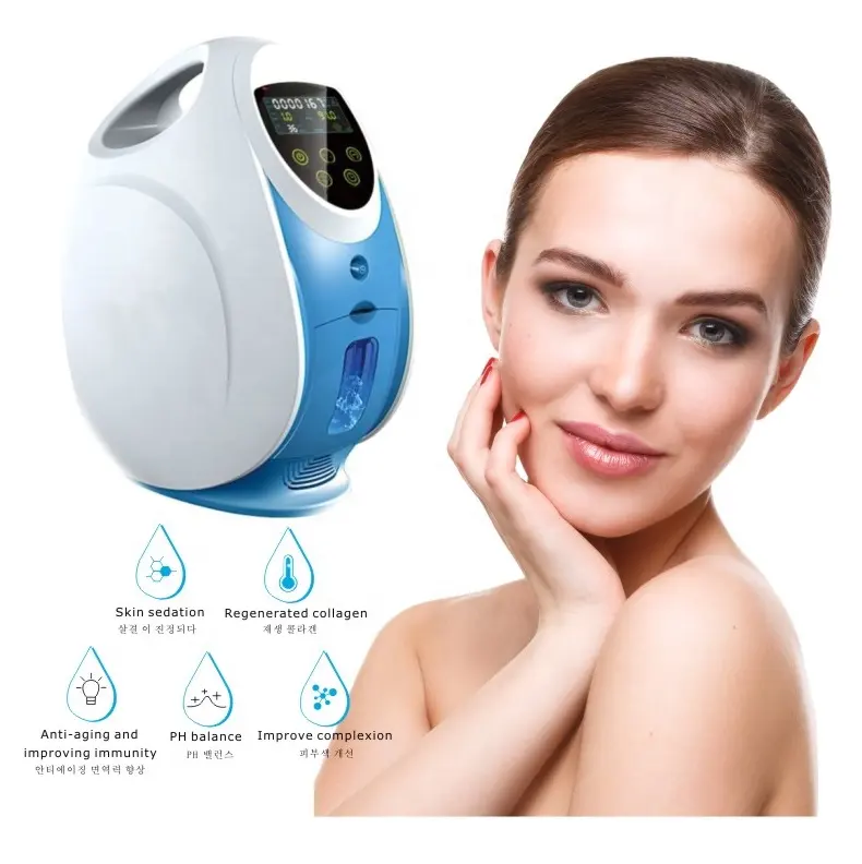 Korea imported beauty & personal care hydra oxygen sprayer LED therapy skin care multifunction o2toderm