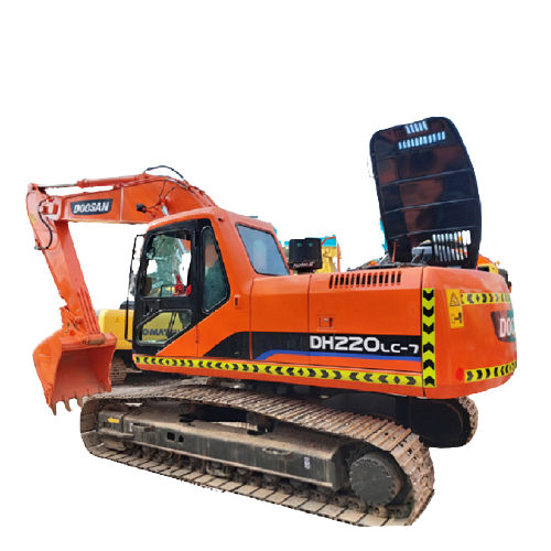Популярно! Подержанная Корея Doosan DH220LC-7 экскаватор гусеничный экскаватор во дворе для продажи