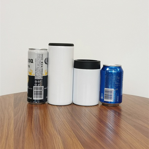Wholesale 4 in 1 12oz 15oz Double Wall Beer Slim Can Cooler Holder Stainless Steel Can Cooler Cola