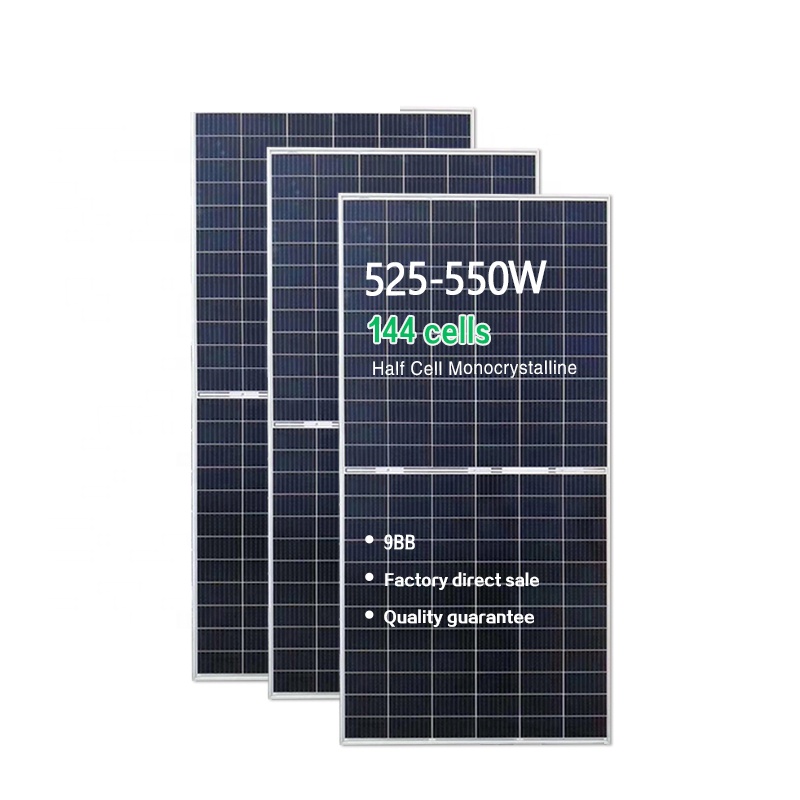 500w 182mm 144cells 9BB полуобрезанные элементы perc 550W солнечные панели Фотоэлектрические