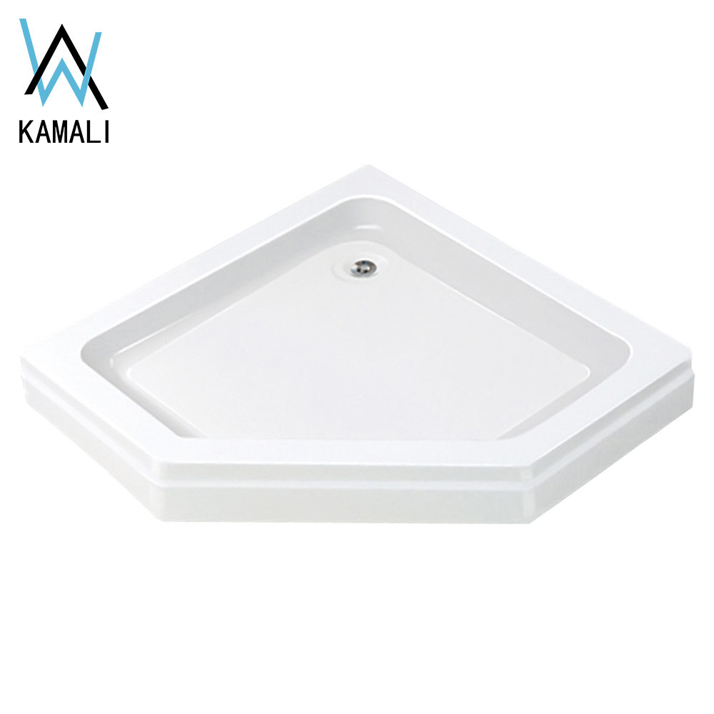 Hot Sale Normal Design Foshan Factory Price Diamond Shape Acrylic Shower Tray for Shower Cabin, Bathroom Shower Base
