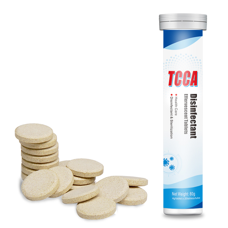 Поставка фабрики TCCA дезинфицирующее средство Effervescent таблетки со склада