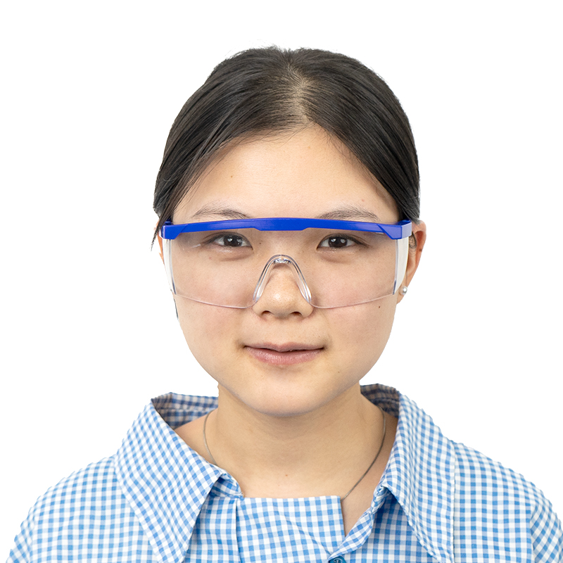 Fashion Transparent Personal Protective Goggle Anti Fog UV Safety Goggles Glasses