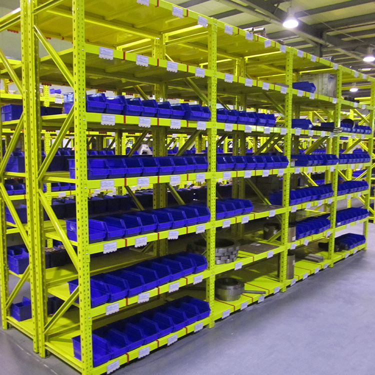 Perforated metal storage racks industrial longspan shelving